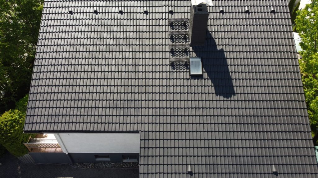 Schwarze Dachbeschichtung in Frankfurt am Main